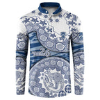 Geelong Cats NAIDOC Week 2026 Button Sweatshirt Australian Aboriginal Dot Art Dreamtime Pattern Style