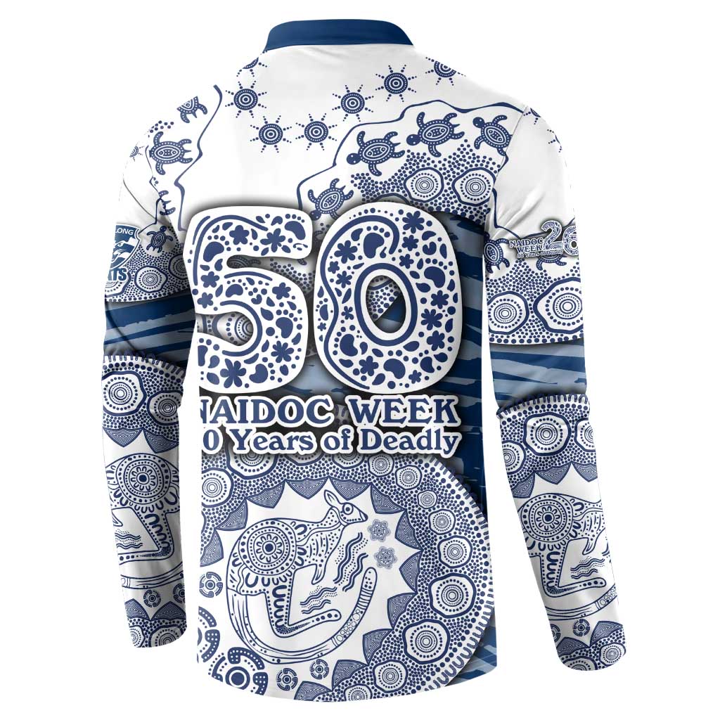 Geelong Cats NAIDOC Week 2026 Button Sweatshirt Australian Aboriginal Dot Art Dreamtime Pattern Style