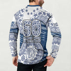 Geelong Cats NAIDOC Week 2026 Button Sweatshirt Australian Aboriginal Dot Art Dreamtime Pattern Style