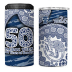 Geelong Cats NAIDOC Week 2026 4 in 1 Can Cooler Tumbler Australian Aboriginal Dot Art Dreamtime Pattern Style