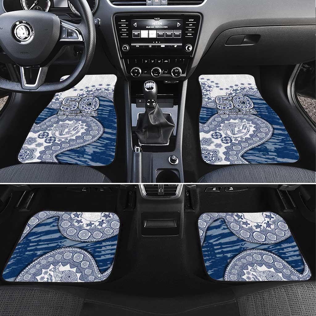 Geelong Cats NAIDOC Week 2026 Car Mats Australian Aboriginal Dot Art Dreamtime Pattern Style