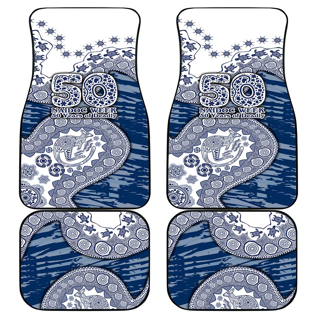 Geelong Cats NAIDOC Week 2026 Car Mats Australian Aboriginal Dot Art Dreamtime Pattern Style