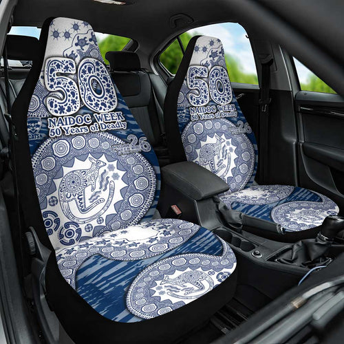 Geelong Cats NAIDOC Week 2026 Car Seat Cover Australian Aboriginal Dot Art Dreamtime Pattern Style