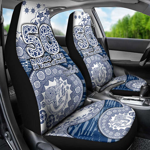 Geelong Cats NAIDOC Week 2026 Car Seat Cover Australian Aboriginal Dot Art Dreamtime Pattern Style