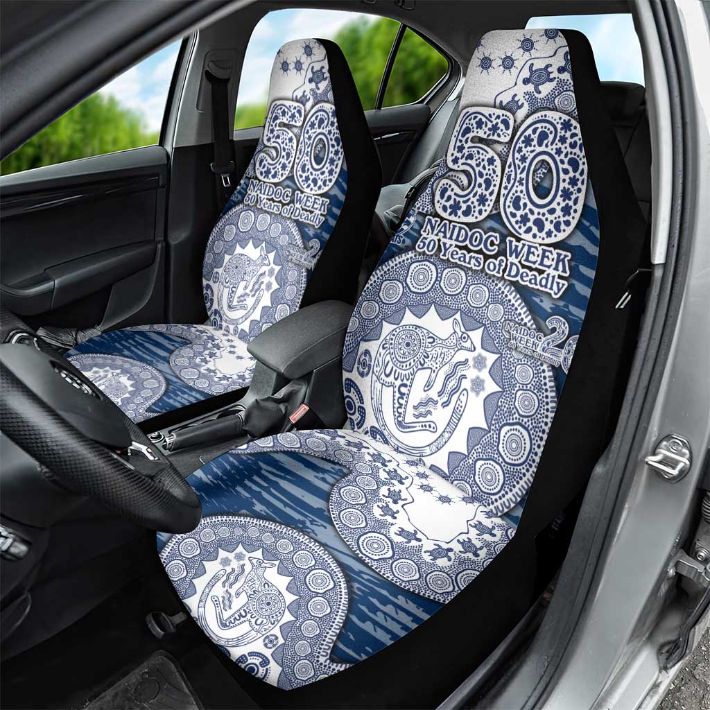 Geelong Cats NAIDOC Week 2026 Car Seat Cover Australian Aboriginal Dot Art Dreamtime Pattern Style