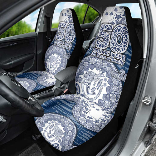 Geelong Cats NAIDOC Week 2026 Car Seat Cover Australian Aboriginal Dot Art Dreamtime Pattern Style
