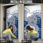 Geelong Cats NAIDOC Week 2026 Door Cover Australian Aboriginal Dot Art Dreamtime Pattern Style