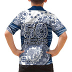 Geelong Cats NAIDOC Week 2026 Family Matching Mermaid Dress and Hawaiian Shirt Australian Aboriginal Dot Art Dreamtime Pattern Style