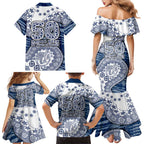 Geelong Cats NAIDOC Week 2026 Family Matching Mermaid Dress and Hawaiian Shirt Australian Aboriginal Dot Art Dreamtime Pattern Style