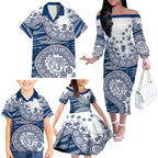 Geelong Cats NAIDOC Week 2026 Family Matching Off The Shoulder Long Sleeve Dress and Hawaiian Shirt Australian Aboriginal Dot Art Dreamtime Pattern Style