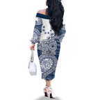 Geelong Cats NAIDOC Week 2026 Family Matching Off The Shoulder Long Sleeve Dress and Hawaiian Shirt Australian Aboriginal Dot Art Dreamtime Pattern Style