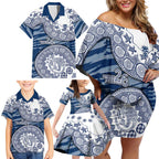 Geelong Cats NAIDOC Week 2026 Family Matching Off Shoulder Short Dress and Hawaiian Shirt Australian Aboriginal Dot Art Dreamtime Pattern Style