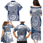 Geelong Cats NAIDOC Week 2026 Family Matching Puletasi and Hawaiian Shirt Australian Aboriginal Dot Art Dreamtime Pattern Style