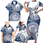 Geelong Cats NAIDOC Week 2026 Family Matching Short Sleeve Bodycon Dress and Hawaiian Shirt Australian Aboriginal Dot Art Dreamtime Pattern Style