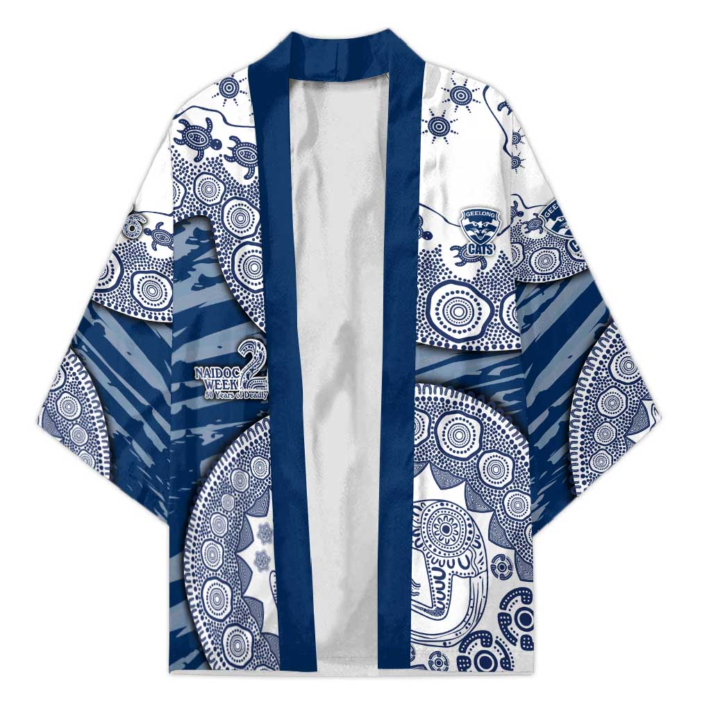 Geelong Cats NAIDOC Week 2026 Kimono Australian Aboriginal Dot Art Dreamtime Pattern Style