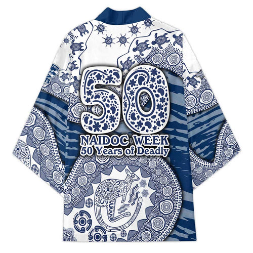 Geelong Cats NAIDOC Week 2026 Kimono Australian Aboriginal Dot Art Dreamtime Pattern Style