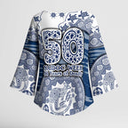 Geelong Cats NAIDOC Week 2026 Kimono Sleeve Blouse Australian Aboriginal Dot Art Dreamtime Pattern Style