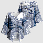 Geelong Cats NAIDOC Week 2026 Kimono Sleeve Blouse Australian Aboriginal Dot Art Dreamtime Pattern Style