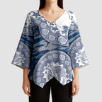 Geelong Cats NAIDOC Week 2026 Kimono Sleeve Blouse Australian Aboriginal Dot Art Dreamtime Pattern Style