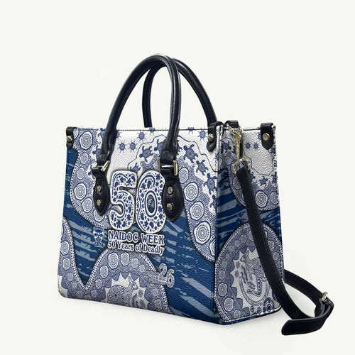 Geelong Cats NAIDOC Week 2026 Leather Bag Australian Aboriginal Dot Art Dreamtime Pattern Style