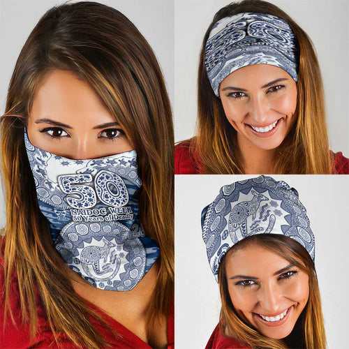 Geelong Cats NAIDOC Week 2026 Neck Gaiter Australian Aboriginal Dot Art Dreamtime Pattern Style