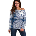 Geelong Cats NAIDOC Week 2026 Off Shoulder Sweater Australian Aboriginal Dot Art Dreamtime Pattern Style