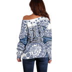 Geelong Cats NAIDOC Week 2026 Off Shoulder Sweater Australian Aboriginal Dot Art Dreamtime Pattern Style