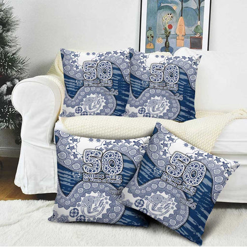 Geelong Cats NAIDOC Week 2026 Pillow Cover Australian Aboriginal Dot Art Dreamtime Pattern Style