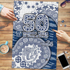Geelong Cats NAIDOC Week 2026 Puzzle Australian Aboriginal Dot Art Dreamtime Pattern Style