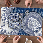 Geelong Cats NAIDOC Week 2026 Puzzle Australian Aboriginal Dot Art Dreamtime Pattern Style