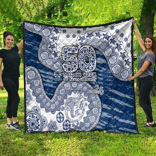 Geelong Cats NAIDOC Week 2026 Quilt Australian Aboriginal Dot Art Dreamtime Pattern Style