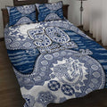 Geelong Cats NAIDOC Week 2026 Quilt Bed Set Australian Aboriginal Dot Art Dreamtime Pattern Style