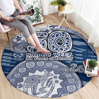 Geelong Cats NAIDOC Week 2026 Round Carpet Australian Aboriginal Dot Art Dreamtime Pattern Style
