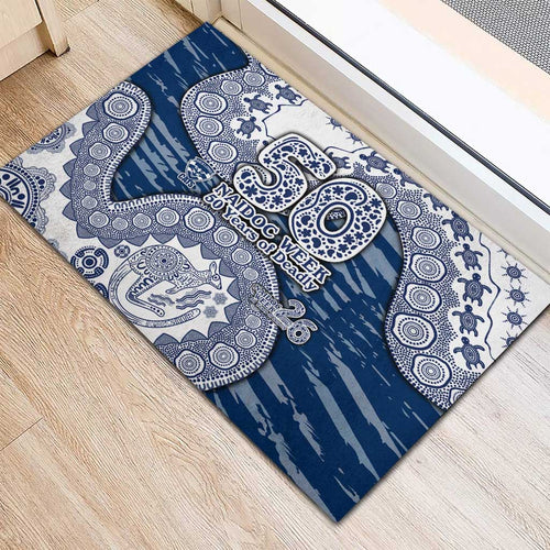 Geelong Cats NAIDOC Week 2026 Rubber Doormat Australian Aboriginal Dot Art Dreamtime Pattern Style