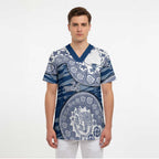 Geelong Cats NAIDOC Week 2026 Scrub Top Australian Aboriginal Dot Art Dreamtime Pattern Style