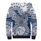Geelong Cats NAIDOC Week 2026 Sherpa Hoodie Australian Aboriginal Dot Art Dreamtime Pattern Style