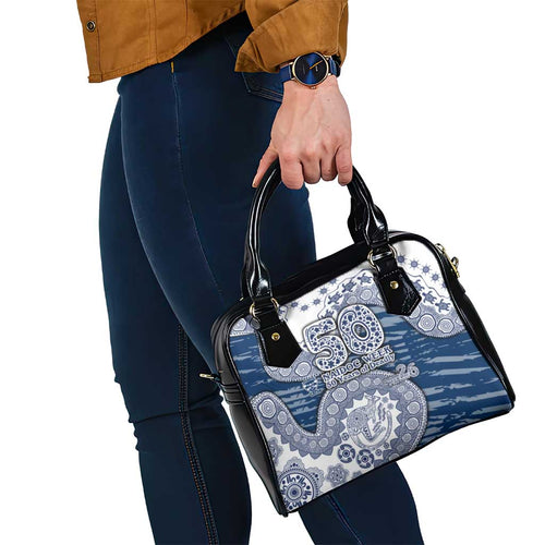 Geelong Cats NAIDOC Week 2026 Shoulder Handbag Australian Aboriginal Dot Art Dreamtime Pattern Style
