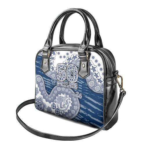 Geelong Cats NAIDOC Week 2026 Shoulder Handbag Australian Aboriginal Dot Art Dreamtime Pattern Style