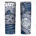 Geelong Cats NAIDOC Week 2026 Skinny Tumbler Australian Aboriginal Dot Art Dreamtime Pattern Style
