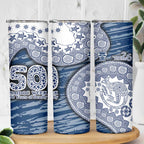 Geelong Cats NAIDOC Week 2026 Skinny Tumbler Australian Aboriginal Dot Art Dreamtime Pattern Style