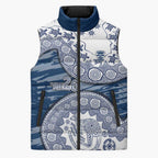 Geelong Cats NAIDOC Week 2026 Sleeveless Puffer Jacket Australian Aboriginal Dot Art Dreamtime Pattern Style