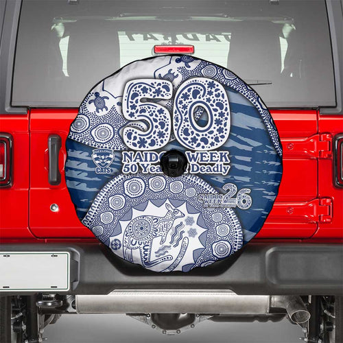 Geelong Cats NAIDOC Week 2026 Spare Tire Cover Australian Aboriginal Dot Art Dreamtime Pattern Style