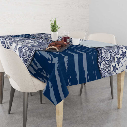 Geelong Cats NAIDOC Week 2026 Tablecloth Australian Aboriginal Dot Art Dreamtime Pattern Style