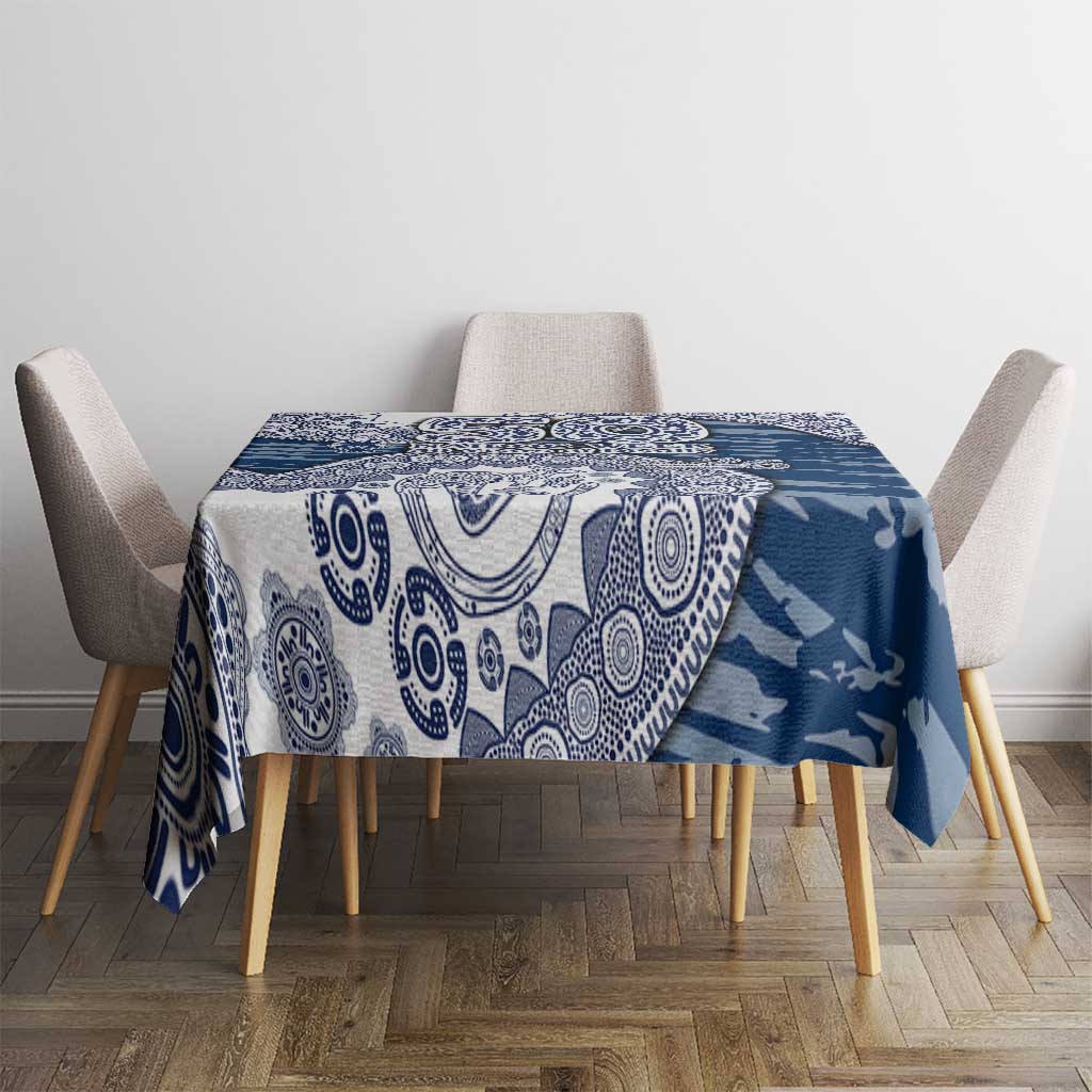 Geelong Cats NAIDOC Week 2026 Tablecloth Australian Aboriginal Dot Art Dreamtime Pattern Style