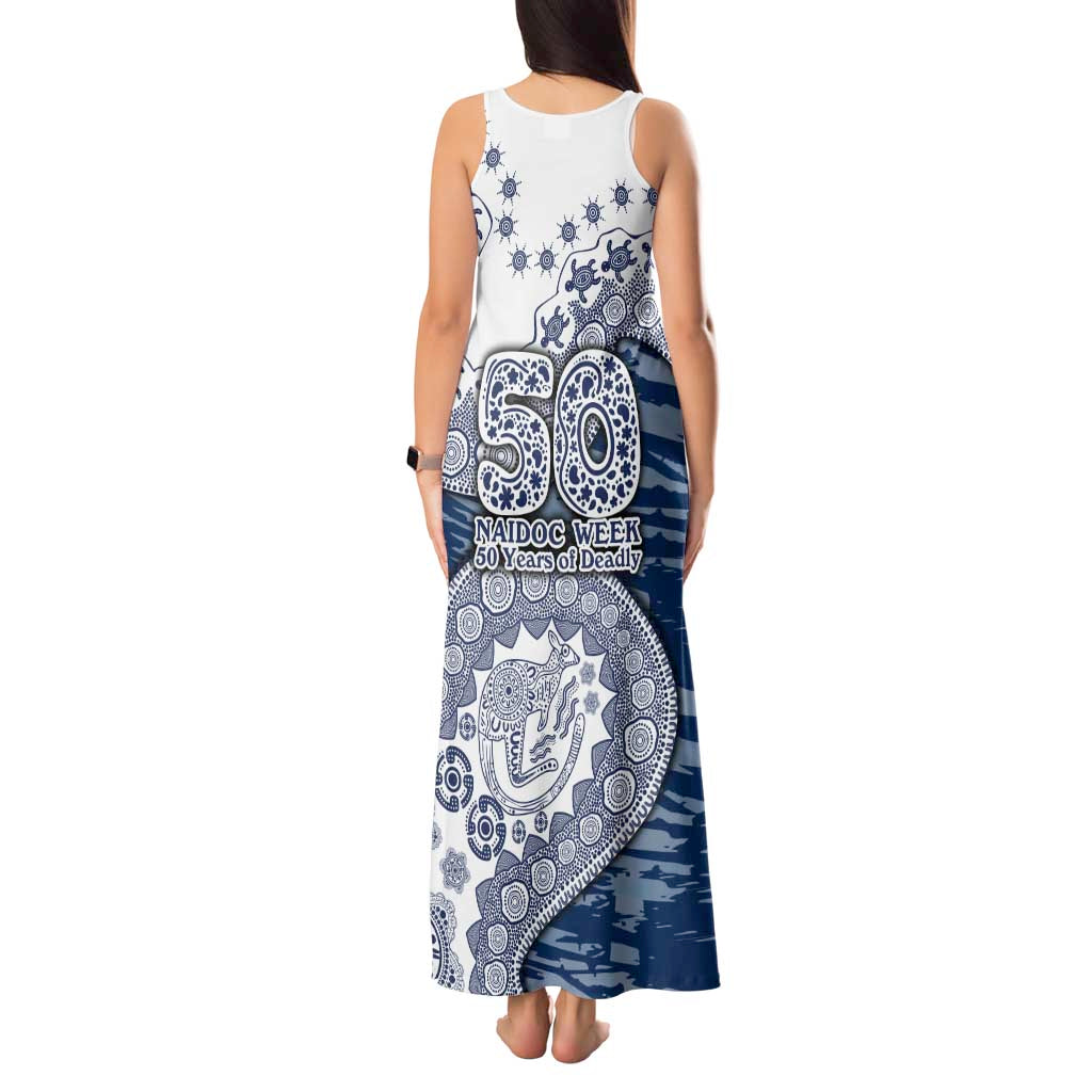 Geelong Cats NAIDOC Week 2026 Tank Maxi Dress Australian Aboriginal Dot Art Dreamtime Pattern Style