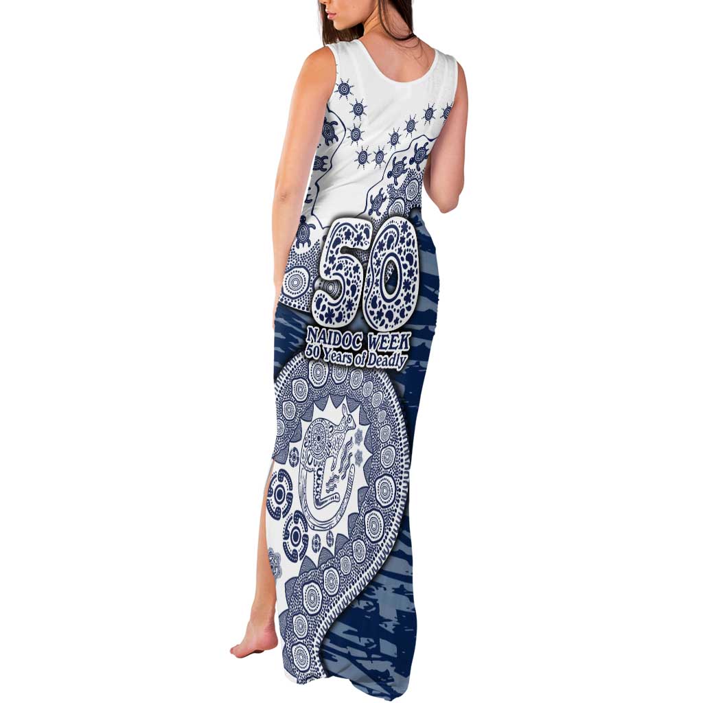 Geelong Cats NAIDOC Week 2026 Tank Maxi Dress Australian Aboriginal Dot Art Dreamtime Pattern Style