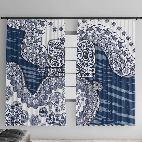 Geelong Cats NAIDOC Week 2026 Window Curtain Australian Aboriginal Dot Art Dreamtime Pattern Style