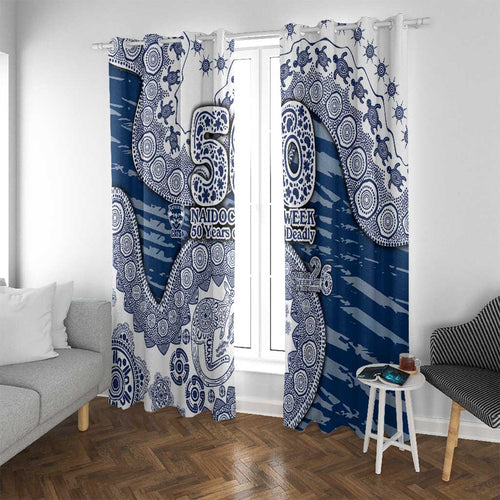 Geelong Cats NAIDOC Week 2026 Window Curtain Australian Aboriginal Dot Art Dreamtime Pattern Style