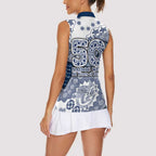 Geelong Cats NAIDOC Week 2026 Women Sleeveless Polo Shirt Australian Aboriginal Dot Art Dreamtime Pattern Style
