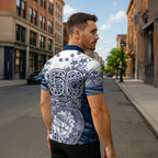 Geelong Cats NAIDOC Week 2026 Zipper Polo Shirt Australian Aboriginal Dot Art Dreamtime Pattern Style